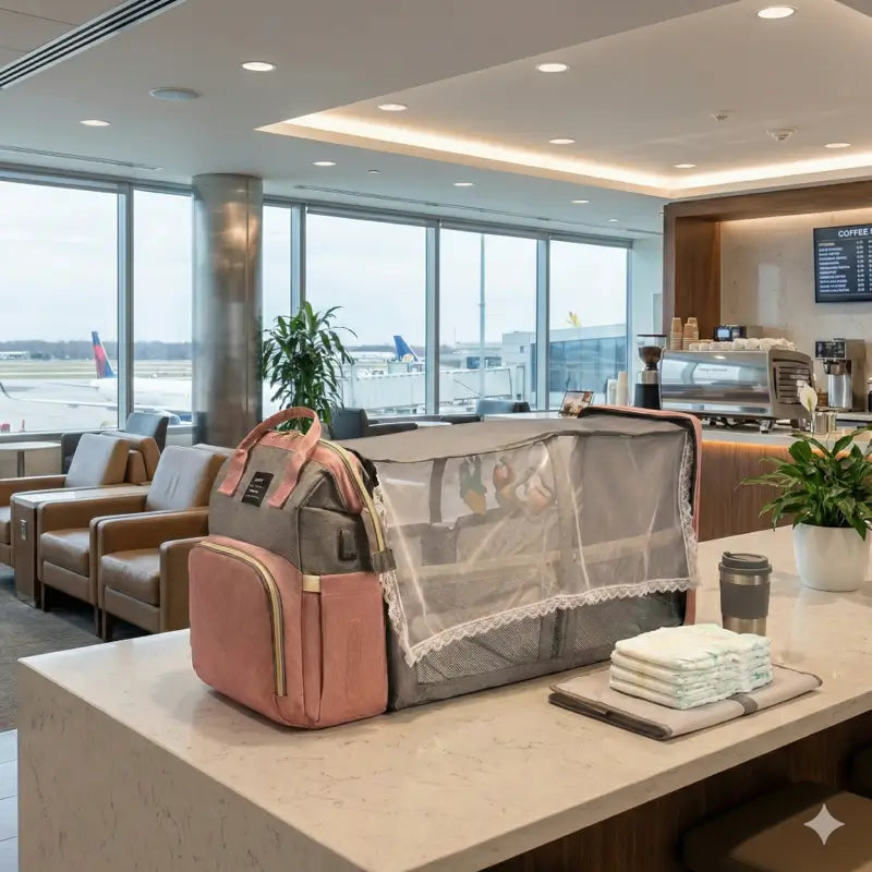 Bio-Shield™ Diaper Bag | Portable Baby Changing Station