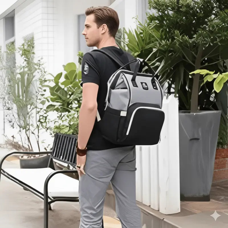 Bio-Shield™ Diaper Bag | Portable Baby Changing Station